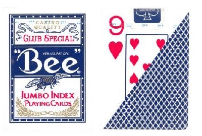 Bee Formato poker indice jumbo
