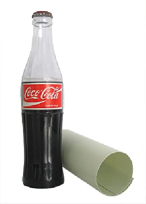 Bottiglia Coca Cola sparisce