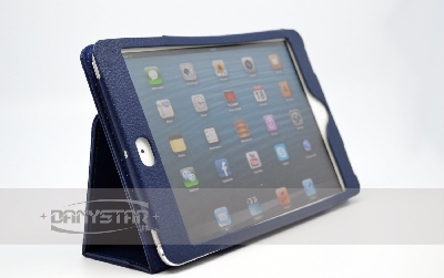 Custodia Cover in Ecopelle Blu per iPad Mini Accessori per Tablet Dany