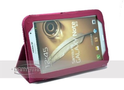 Custodia Cover in Ecopelle Fucsia per Samsung Galaxy Tab Note 80 N5100