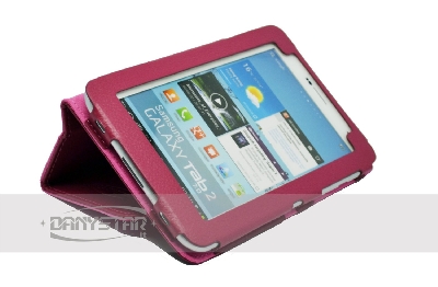 Offerte pazze Comparatore prezzi   Custodia Cover in Ecopelle Fucsia per Samsung Galaxy Tab 2 70 P3100 P3  il miglior prezzo  