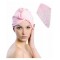Turbante Asciugacapelli Cuffia In Microfibra Idea Regalo Parrucchiere