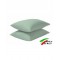Coppia Federe Guanciale Federe Maxi Puro Cotone Made In Italy Verde