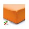Lenzuolo Angolo Con Elastici Matrimoniale Lenzuolo Made In Italy Cotone Arancio