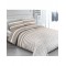 Copritutto Telo Arredo Grandfoulard Una Piazza Prodotto Italiano In Cotone Rigato Beige