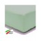 Lenzuolo Angolo Con Elastici Una Piazza E Mezza Made In Italy Percalle Di Cotone Verde