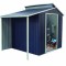 Casetta In Metallo Grey Con Porticato
