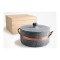 Casseruola Alta Con Due Maniglie In Rame E Coperchio 30cm