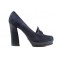 Tods Decolletes Decoltè Scarpe Donna Con Tacco Camoscio