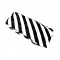 Foulard streamer Bianco Nero lungo 16x500cm